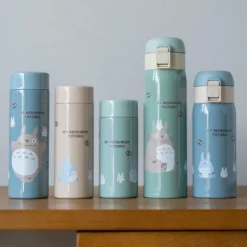 Maison Ghibli Cuisine Et Table|Bouteille Thermos 350ml Bleu mat - Mon Voisin Totoro