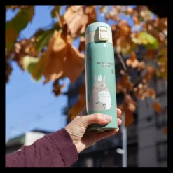 Maison Ghibli Cuisine Et Table|Bouteille Thermos 480ml Vert pâle mat - Mon Voisin Totoro