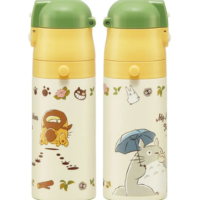 Maison Ghibli Cuisine Et Table|Bouteille Thermos ouverture double Totoro & Chatbus - Mon Voisin Toto