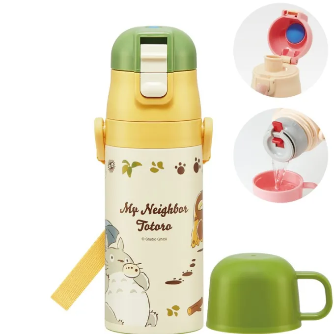 Maison Ghibli Cuisine Et Table|Bouteille Thermos ouverture double Totoro & Chatbus - Mon Voisin Toto