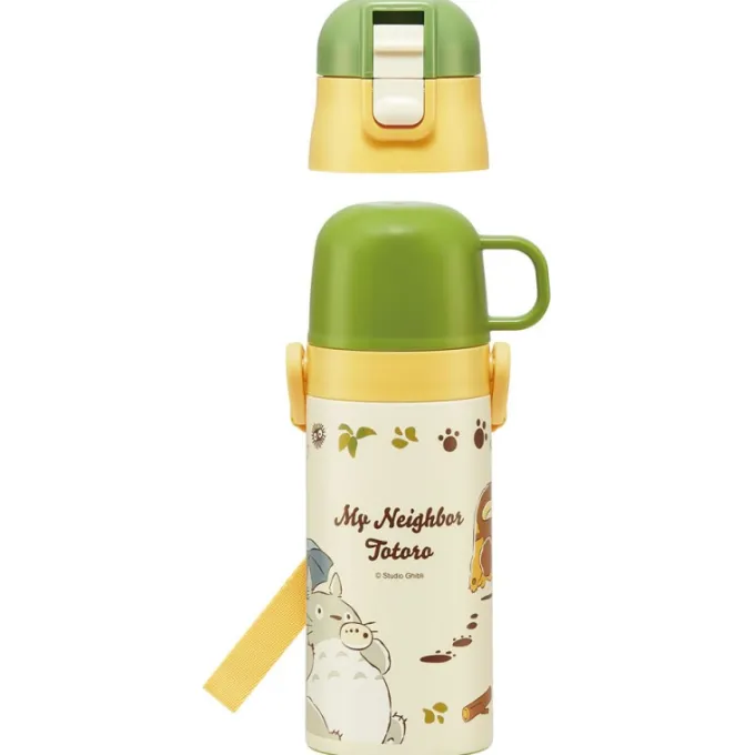 Maison Ghibli Cuisine Et Table|Bouteille Thermos ouverture double Totoro & Chatbus - Mon Voisin Toto