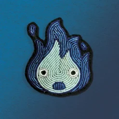 Maison Ghibli Pins|Broche Cannetille Calcifer bleu - Le Château Ambulant