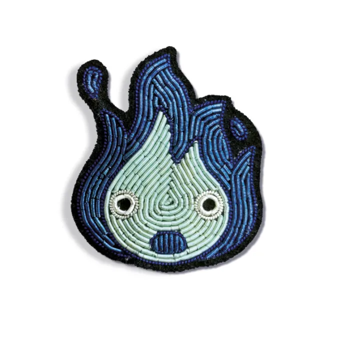 Maison Ghibli Pins|Broche Cannetille Calcifer bleu - Le Château Ambulant