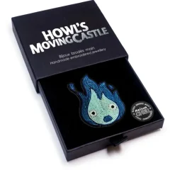 Maison Ghibli Pins|Broche Cannetille Calcifer bleu - Le Château Ambulant
