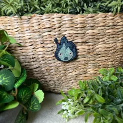 Maison Ghibli Pins|Broche Cannetille Calcifer bleu - Le Château Ambulant