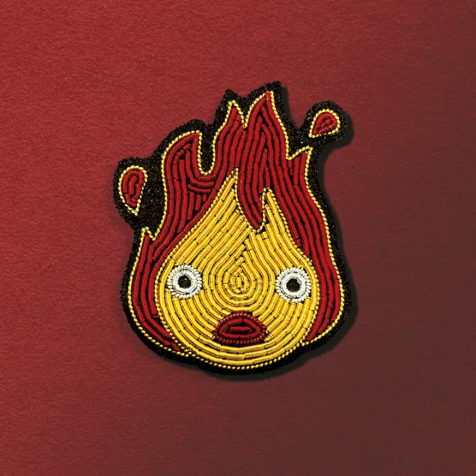 Maison Ghibli Pins|Broche Cannetille Calcifer jaune - Le Château Ambulant