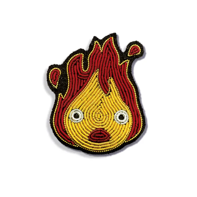 Maison Ghibli Pins|Broche Cannetille Calcifer jaune - Le Château Ambulant
