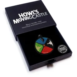 Maison Ghibli Pins|Broche Cannetille Disque magique - Le Château Ambulant