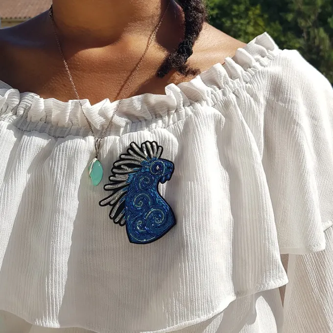 Maison Ghibli Pins|Broche cannetille Esprit de la forêt - Princesse Mononoké