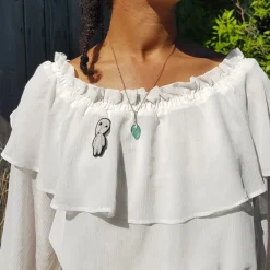 Maison Ghibli Pins|Broche cannetille Kodama debout - Princesse Mononoké