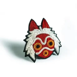 Maison Ghibli Pins|Broche cannetille Masque de San - Princesse Mononoké