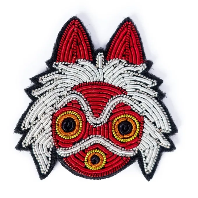 Maison Ghibli Pins|Broche cannetille Masque de San - Princesse Mononoké