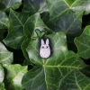 Maison Ghibli Pins|Broche Cannetille Totoro blanc - Mon voisin Totoro