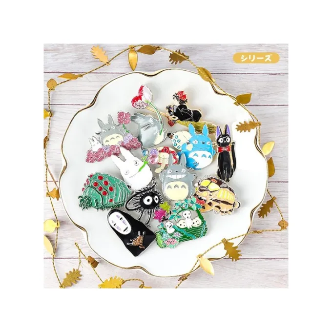 Maison Ghibli Pins|Broche Totoro Gris et Blanc - Mon Voisin Totoro