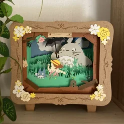 Maison Ghibli Loisirs Créatifs|Cadre Théâtre de papier Fleur 100x80x42mm - Studio Ghibli