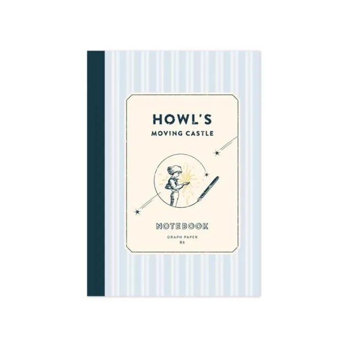 Maison Ghibli Carnets Et Cahiers|Cahier 12,8 x 18,2 Rayures - Le Château ambulant