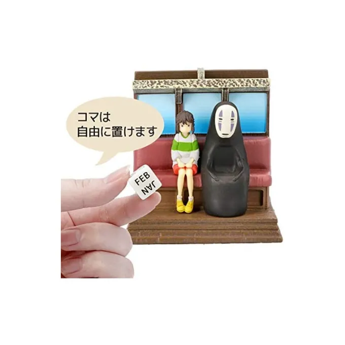 Maison Ghibli Agendas Et Calendriers|Décoration|Calendrier Perpétuel Train Unabara - Le Voyage de Chihiro