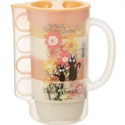 Maison Ghibli Cuisine Et Table|Carafe Et 4 Tasses Kiki Marguerite - Kiki la petite sorcière