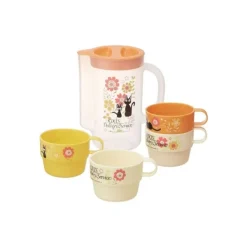 Maison Ghibli Cuisine Et Table|Carafe Et 4 Tasses Kiki Marguerite - Kiki la petite sorcière