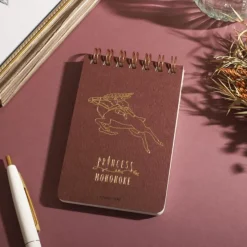 Maison Ghibli Carnets Et Cahiers|Carnet à spirales gauffré 11,5×7,2cm Ashitaka & Yakkuru - Princesse M