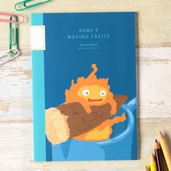 Maison Ghibli Carnets Et Cahiers|Carnet de notes B6 Calcifer - Le Château ambulant