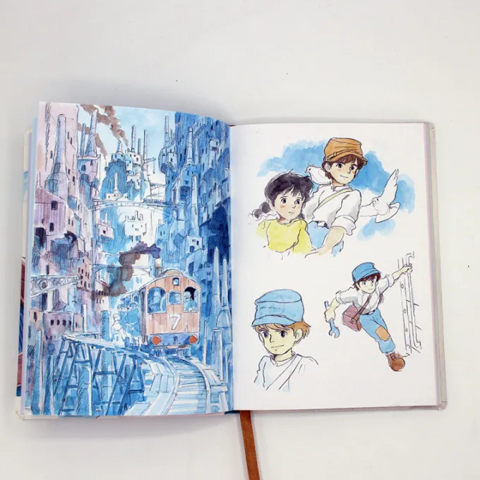 Maison Ghibli Carnets Et Cahiers|Carnet de notes Sheeta & Pazu - Le Château dans le ciel
