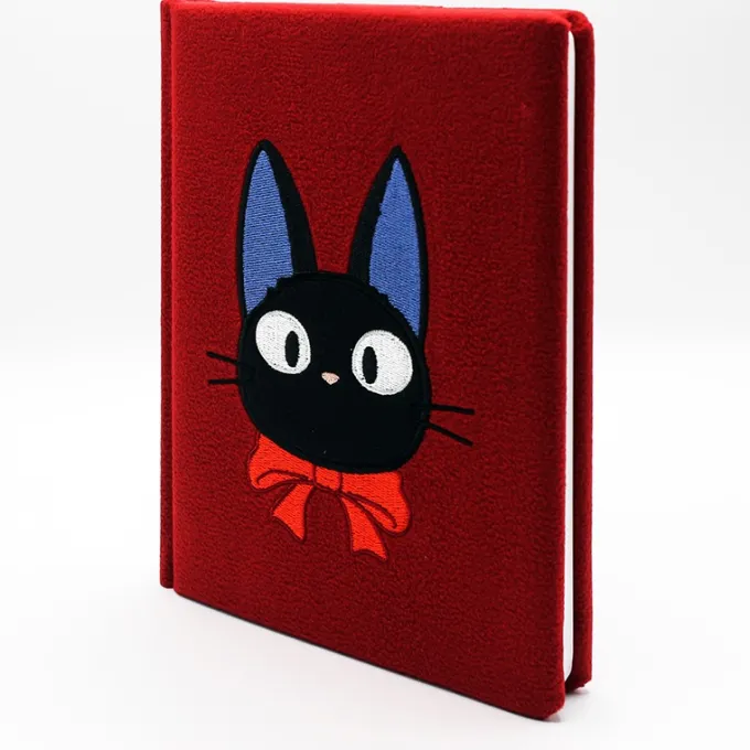 Maison Ghibli Carnets Et Cahiers|Carnet feutrine Jiji - Kiki la petite sorcière