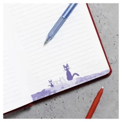 Maison Ghibli Carnets Et Cahiers|Carnet feutrine Jiji - Kiki la petite sorcière