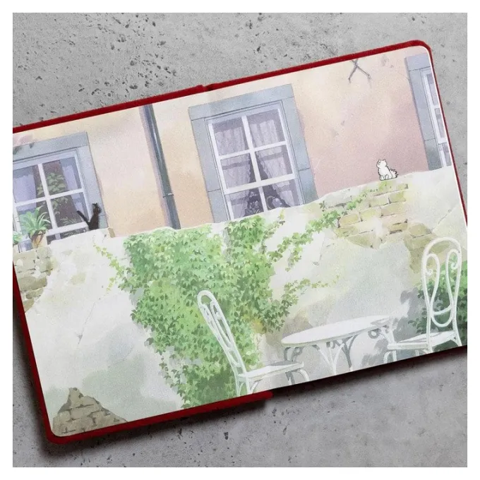 Maison Ghibli Carnets Et Cahiers|Carnet feutrine Jiji - Kiki la petite sorcière