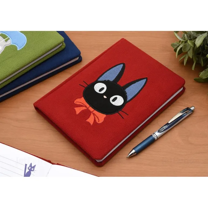Maison Ghibli Carnets Et Cahiers|Carnet feutrine Jiji - Kiki la petite sorcière