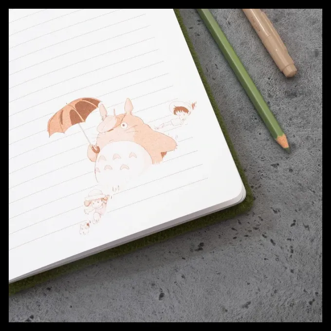 Maison Ghibli Carnets Et Cahiers|Carnet feutrine Totoro - Mon Voisin Totoro