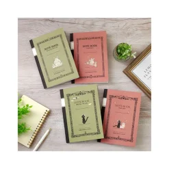 Maison Ghibli Carnets Et Cahiers|Carnet rétro B6 carreaux - Kiki la petite sorcière