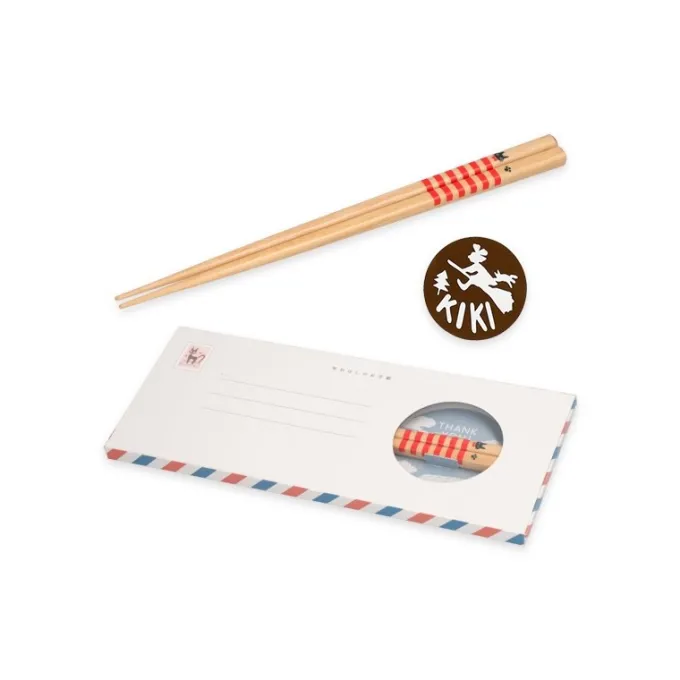 Maison Ghibli Cuisine Et Table|Carte Cadeau Avec Baguettes Jiji - Kiki la petite sorcière