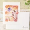 Maison Ghibli Cartes Postales Et Papier À Lettres|Carte de vœux aquarelle 24 x 15,8 cm Sauvetage - Le Château dans le c