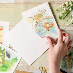 Maison Ghibli Cartes Postales Et Papier À Lettres|Carte de vœux aquarelle 24 x 15,8 cm Hydravion - Porco Rosso