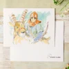 Maison Ghibli Cartes Postales Et Papier À Lettres|Carte de vœux aquarelle 24 x 15,8 cm Ashitaka and Yakuru - Princesse