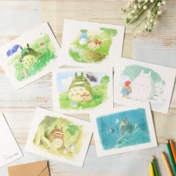 Maison Ghibli Cartes Postales Et Papier À Lettres|Carte de vœux aquarelle 24 x 15,8 cm Ashitaka and Yakuru - Princesse