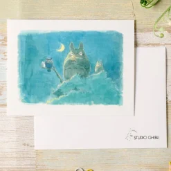 Maison Ghibli Cartes Postales Et Papier À Lettres|Carte de vœux aquarelle 24 x 15,8 cm Automne - Mon Voisin Totoro