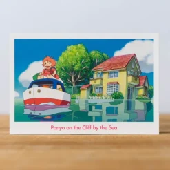 Maison Ghibli Cartes Postales Et Papier À Lettres|Carte Postale - Ponyo sur la falaise