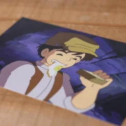 Maison Ghibli Cartes Postales Et Papier À Lettres|Carte Postale Pazu Goûter - Le Château dans le ciel