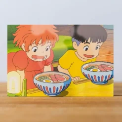 Maison Ghibli Cartes Postales Et Papier À Lettres|Carte Postale Ponyo & Sosuke ramen - Ponyo sur la falaise