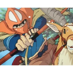 Maison Ghibli Celluloïd D'Art - Studio Ghibli|CELLULOID D'ART ASHITAKA PART AU COMBAT - STUDIO GHIBLI