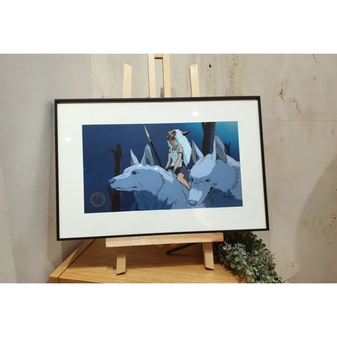 Maison Ghibli Celluloïd D'Art - Studio Ghibli|CELLULOID D'ART SAN ET SES FRÈRES LOUPS - STUDIO GHIBLI