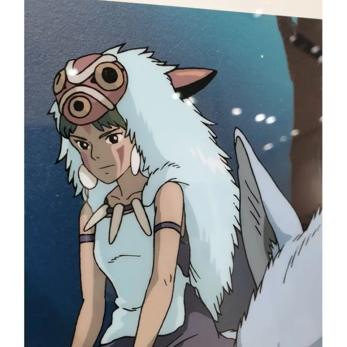 Maison Ghibli Celluloïd D'Art - Studio Ghibli|CELLULOID D'ART SAN ET SES FRÈRES LOUPS - STUDIO GHIBLI