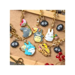 Maison Ghibli Straps|Chaînette Charms Totoro Blanc & Fruits - Mon Voisin Totoro