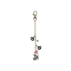 Maison Ghibli Straps|Chaînette Charms Totoro Gris & Fleur - Mon Voisin Totoro