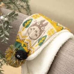 Maison Ghibli Textile|Écharpe à pompons Totoro & Noiraudes - Mon Voisin Totoro