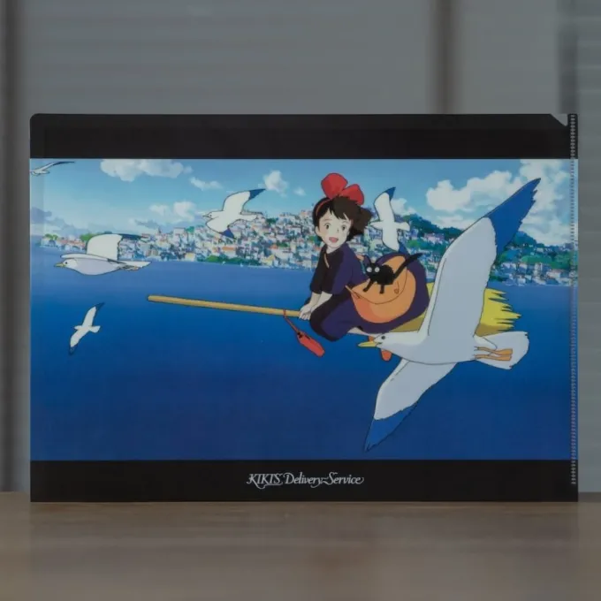 Maison Ghibli Classement|Chemise A4 Au bord de la mer - Kiki la petite sorcière