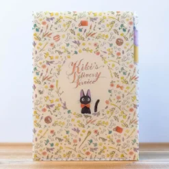 Maison Ghibli Classement|Chemise A4 avec 3 rabats Fleurs - Kiki la petite sorcière