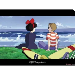 Maison Ghibli Classement|Chemise A4 Kiki & Tombo au bord de la mer - Kiki la petite sorcière